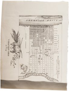 Amerika Birleşik Devletleri Atlasından Philadelphia Haritası, 1824